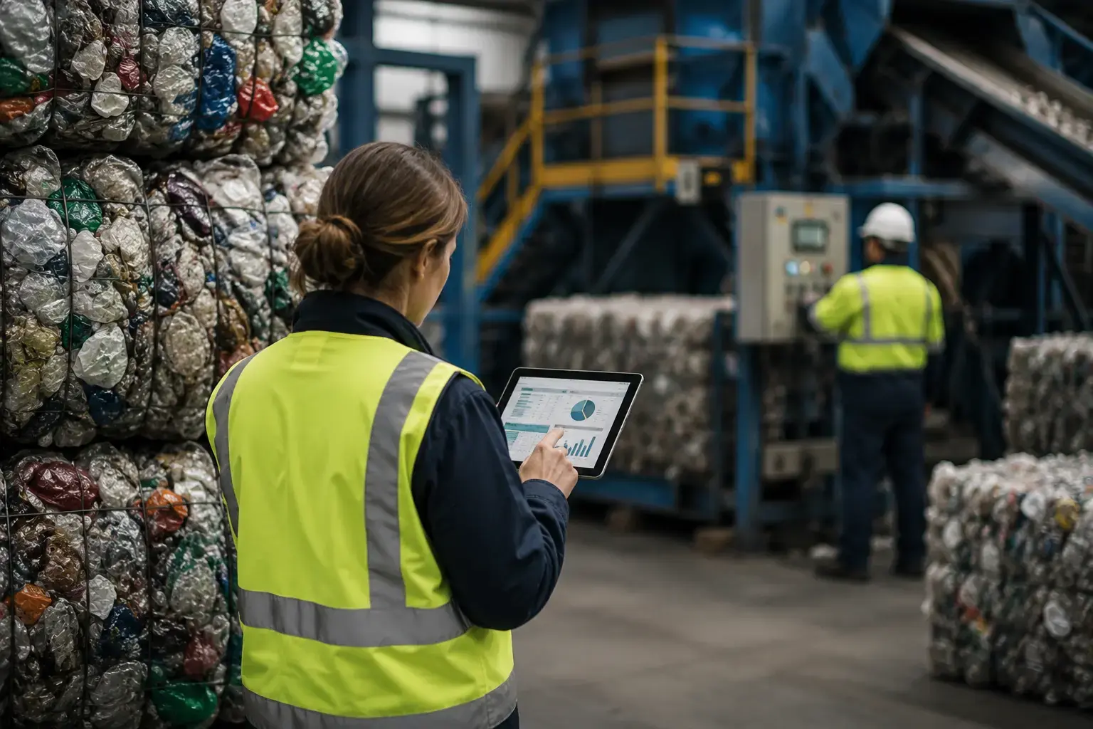 Ligne de valorisation · centre de tri RecySolution
